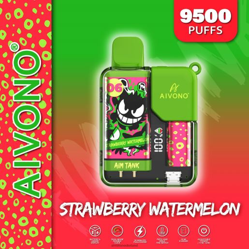 aardbei watermeloen Aivono AIM TANK 9500 P8J0646 | Aivono Vape